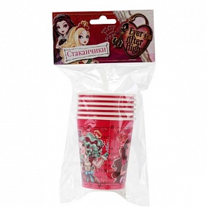 Набор из 6-ти бумажных стаканчиков - Ever After High (Весёлый праздник, ST-EAH-06sim)